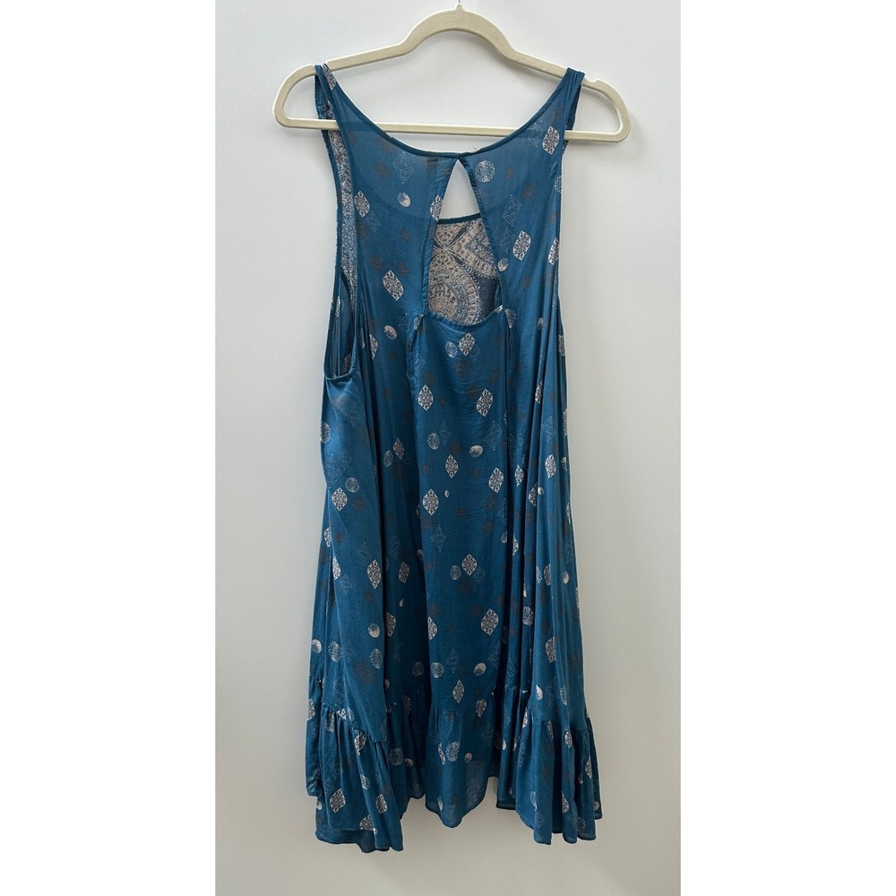 Intimately Free People Into You Sprinted Slip Dress Teal Boho Sabrina Carpenter - Picture 7 of 10
